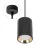 CHLOE GU10 MINI Felületi MOUNTED GU10 250V IP20 70X100MM Fekete,  GOLD INSIDE ROUNDED PENDANT SLIP005016_ZWIS SpectrumLED