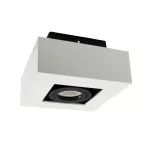 MIRORA GU10 IP20 négyszögletes fehér/fekete SLIP005045 SpectrumLED