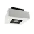 MIRORA GU10 IP20 négyszögletes fehér/fekete SLIP005045 SpectrumLED