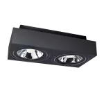 MIRORA GU10 X2 IP20 négyszögletes fekete SLIP005050 SpectrumLED