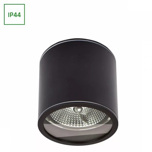 CHLOE AR111 GU10 mennyezeti lámpatest IP644 round black, SLIP005057 SpectrumLED