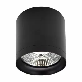   CHLOE AR111 ANTI-GLARE  GU10 230V IP20 118x110mm BLACK ROUND SLIP005059 SpectrumLED