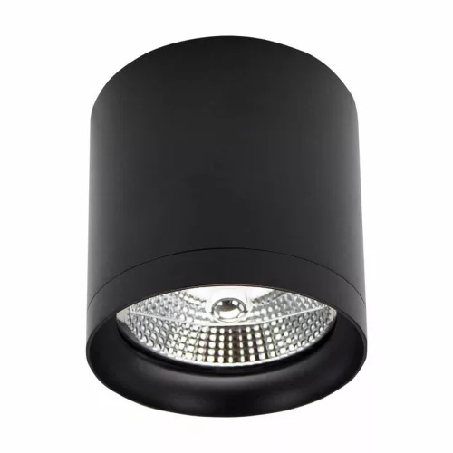 CHLOE AR111 ANTI-GLARE  GU10 230V IP20 118x110mm BLACK ROUND SLIP005059 SpectrumLED