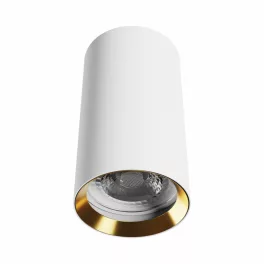   CHLOE VARIOSA GU10 SURFACE MOUNTED GU10 230V IP20 55x100MM WHITE / GOLD ROUND SLIP005060 SpectrumLED