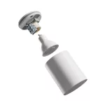 CHLOE GU10 GU10 250V IP44 70X90MM WHITE ROUND SLIP005064 SpectrumLED