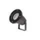 FLORI GU10 ALU 250V IP65 98X145MM BLACK SPIKE, REGULATED SLIP012012 SpectrumLED
