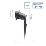 FLORI GU10 ALU ANGLE 250V IP65 SLIP012014 SpectrumLED