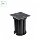 LUKKA CONNECT GU10 250V IP67 110X110X140 GREY SQUARE IN-GROUND, DRIVEWAY LUMINAIRE, FEED-THROUGH WIRING SLIP012016 SpectrumLED