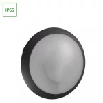 NYMPHEA OMNI BLACK SENSE E27 230V IP65 IK08 FI300X90MM BLACK ROUND SENSOR MODULE SLIP031054 SpectrumLED