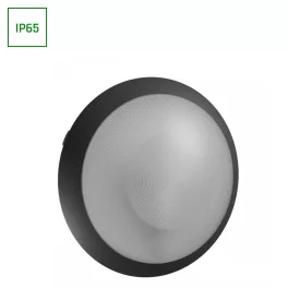   NYMPHEA OMNI BLACK SENSE E27 230V IP65 IK08 FI300X90MM BLACK ROUND SENSOR MODULE SLIP031054 SpectrumLED