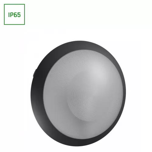 NYMPHEA OMNI BLACK SENSE E27 230V IP65 IK08 FI300X90MM BLACK ROUND SENSOR MODULE SLIP031054 SpectrumLED