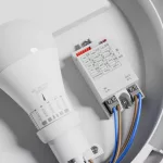 NYMPHEA OMNI WHITE SENSE E27 230V IP65 IK08 FI300X90MM WHITE ROUND SENSOR MODULE SLIP031055 SpectrumLED