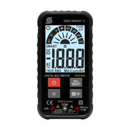   Home SMA SMART 2 multiméter, intelligens SMART azonosítás és manuális funkciók, érintés nélküli feszültségvizsgáló, automatikus méréshatár váltás, SMA_SMART_2