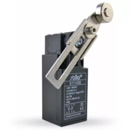   STI1035 Végálláskapcsoló állítható karos-görgős, 3A/240VAC, 1NC+1NO, műa.ház, IP65,PG13,5, Stilo