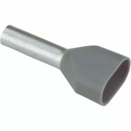Érvéghüvely iker 2* 4,0/12 szürke STI1119 Stilo