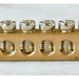   Föld-Nulla sín 8x10mm  KLM, 16mm2-es furattal1m-es (STI1166) Stilo