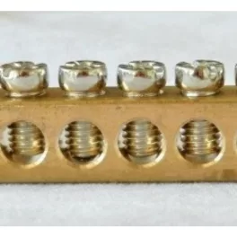   Föld-Nulla sín 8x10mm  KLM, 16mm2-es furattal1m-es (STI1166) Stilo