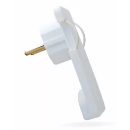   STI1261 DF. 162 K  dugvilla alsó bekötés LAPOS, fehér 16A/250V Stilo