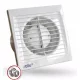 STI1311 Ventilátor   STILO 100 MTL időkapcsolós WC mennyezeti, gördülőcsapágyas