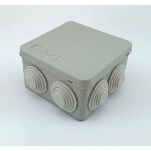 STI1494 Halogénmentes kötődoboz membrános 85x85x50  IP55  Stilo
