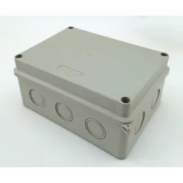   STI1504 Halogénmentes kötődoboz sima falú 200x155x80  IP65  Stilo
