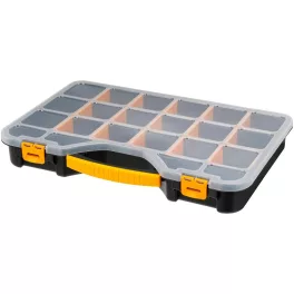   STI1596 Stilo rekeszes szortimenter fekete 24" 510x347x71mm