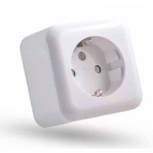 STI280 SF-01-200 STILO FORTE 2P+F Schuk fh  falonkívüli földelt csatlakozóaljzat gyermekvédelemmel
