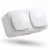 STI320 STILO AQUA 2x2P+F Schuko IP54 fehér  földelt dupla csatlakozóaljzat gyermekvédelemmel