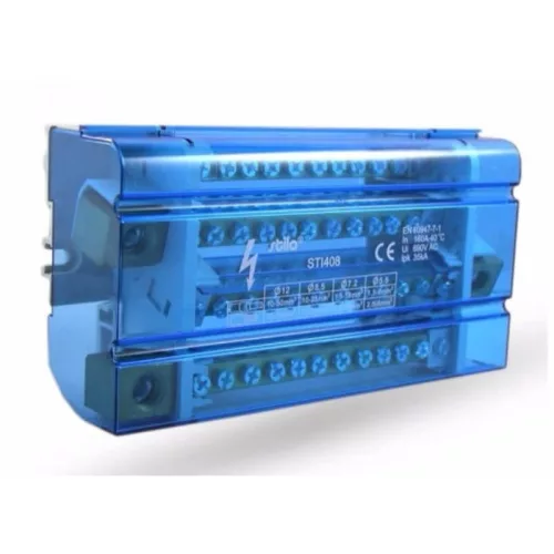 STI408 Elosztóblokk 1-11x4/690V/160A - 4 pólus Stilo