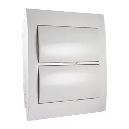   STI464 STILO süllyesztett elosztó 2/24-modulos FEHÉR ajtós STD5 (FLUSH M.)