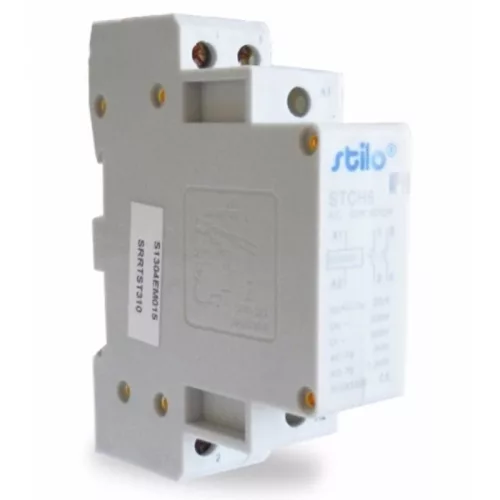 Moduláris kontaktor STI474 STCH8 25-20 230VAC,2pólus 1modul Stilo