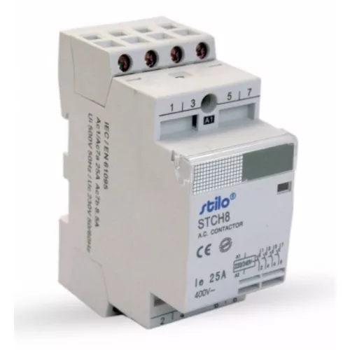 Moduláris kontaktor STI475 STCH8 25-40 230VAC, 4pólus 2modul Stilo