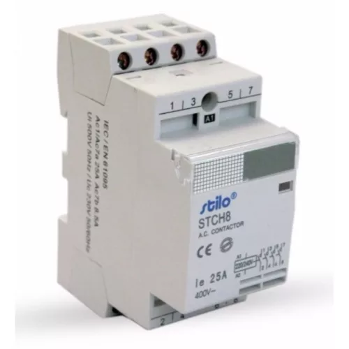 STI477 STCH8 Moduláris kontaktor 63-40 230VAC,4 pólus 3modul Stilo
