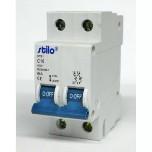 STI480 2C  16A  6kA Stilo Kismegszakító STB1-63 2 pólusú