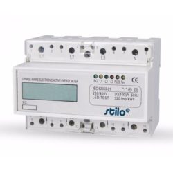   STI491 Almérő háromfázisú 20-100 A-ig fázisonként, digitális, sínre 7 modul, direkt mérő Stilo