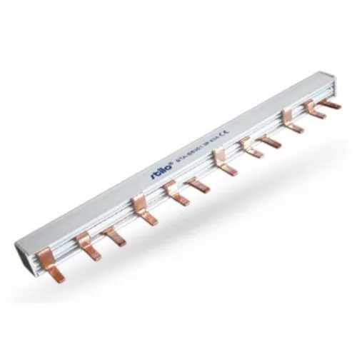 Fésűs sín  3p, csapos, 63A, 3x4 modul Stilo (STI681) STA BB 301 3P 63A