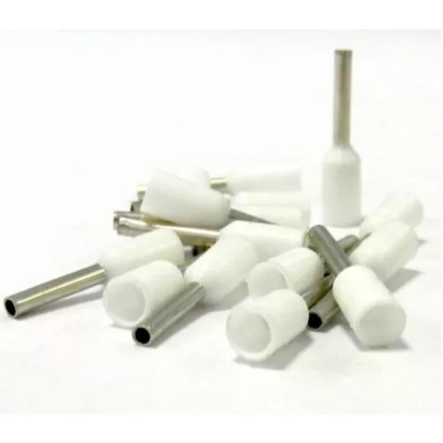 Érvég hüvely szigetelő 0,75mm/ 8 fehér E7508 STI736 Stilo