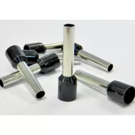   Érvég hüvely szigetelő 6,0mm/18 fekete E6018 STI745 Stilo