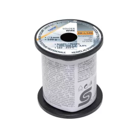   Home SW 1/100 forrasztóón, 1mm, 100g, európai gyártótól származó kiváló minőségű forrasztóón, összetétel: SN/PB: 60/40%, gyanta: 2,0%, SW_1_100