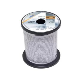   Home SW 2/100 forrasztóón, 2mm, 100g, európai gyártótól származó kiváló minőségű forrasztóón, összetétel: SN/PB: 60/40%, gyanta: 2,0%, SW_2_100