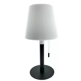   TUNGSRAM TG-011 asztali lámpa, napelemes, 5W, 450lm, 3.000K, 3 fokozat, USB-C, IP54, fekete-fehér, kül- és beltéri