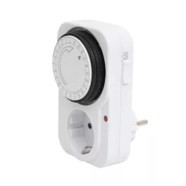   Home TG 3 mechanikus kültéri időzítő óra, 24 órára programozható, naponta ismétlődő kapcsolások, 250 V, 3680 W, TG_3