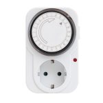 Home TG 3 mechanikus kültéri időzítő óra, 24 órára programozható, naponta ismétlődő kapcsolások, 250 V, 3680 W, TG_3