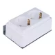 Tehnoplast Moduláris ráépíthető dupla dugalj, 16A, 250V, SCHUKO THP-DS16-250