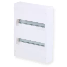   Tehnoplast Falon kívüli kiselosztó doboz, A sorozat, 24 modulos, ajtó nélkül, 2 soros, 250x353x70 mm, IP40 THP-N24A