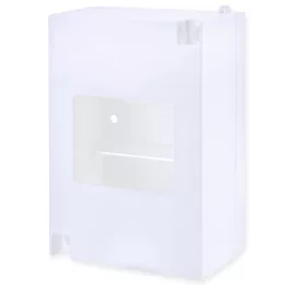   Tehnoplast Falon kívüli kiselosztó doboz, A sorozat, 4(3+1)modulos, ajtó nélkül, 1 soros, 137x87x57 mm, IP40 THP-N2A