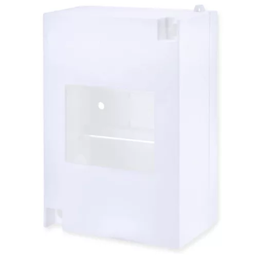 Tehnoplast Falon kívüli kiselosztó doboz, A sorozat, 4(3+1)modulos, ajtó nélkül, 1 soros, 137x87x57 mm, IP40 THP-N2A