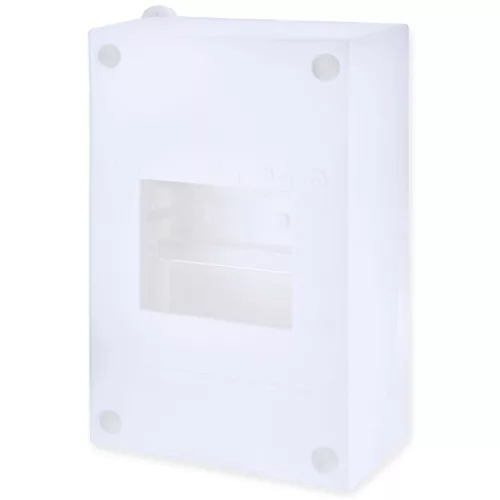 Tehnoplast Falon kívüli kiselosztó doboz, A sorozat, 5(3+2)modulos, ajtó nélkül, 1soros, 97x155x57 mm, IP40 THP-N3A