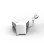 Technik Professional Elosztó Kocka 3 utas 1,4m kábel + USB-A + USB-C 16A