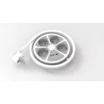 Technik Professional Elosztó Kör 4 utas 1,4m kábel + USB-A + USB-C 16A